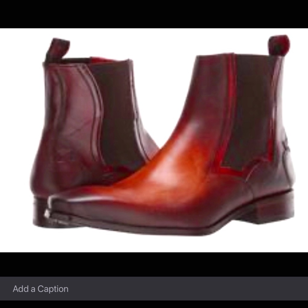 Jeffrey-West smooth leather Chelsea/chukka boot.10